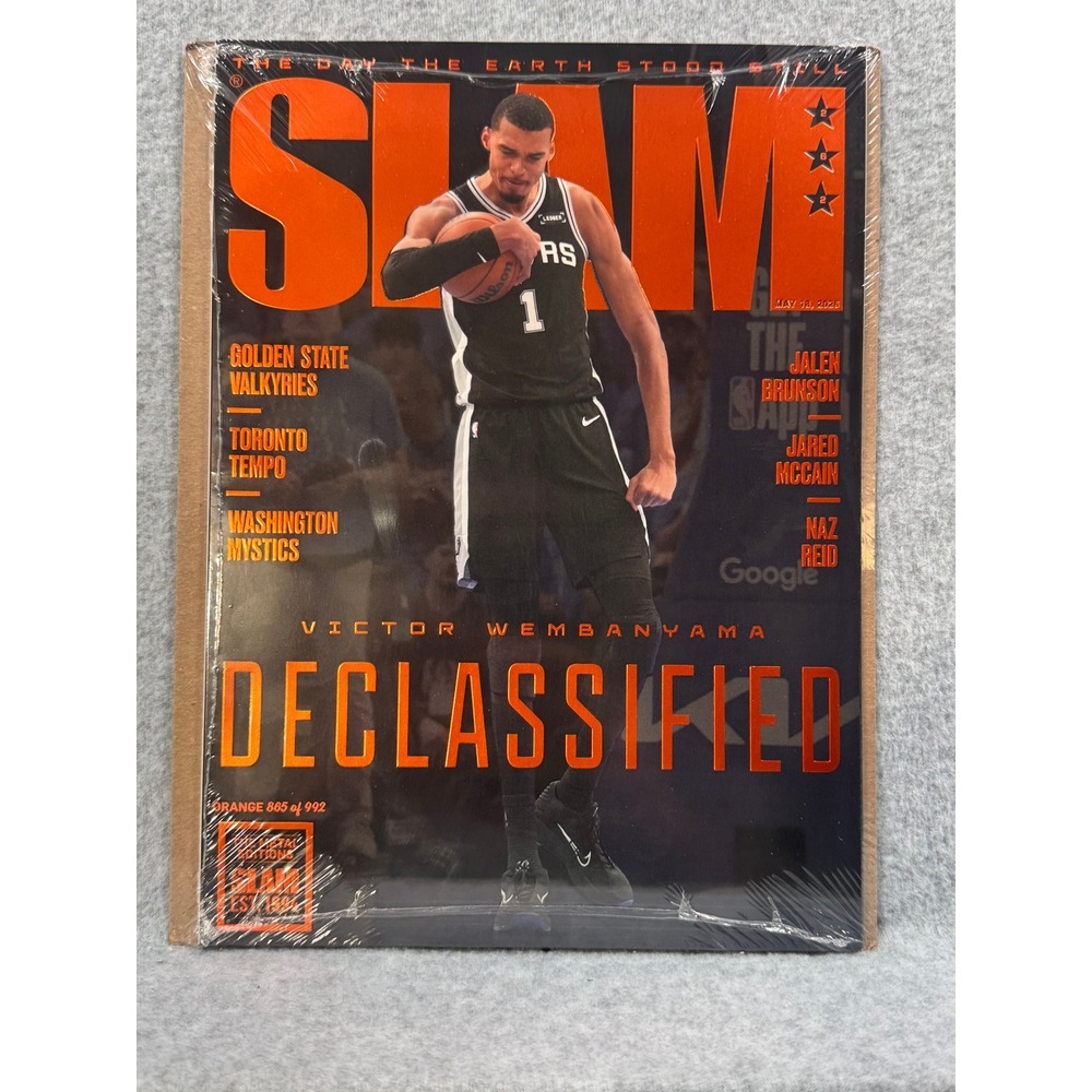 SLAM Victor Wembanyama Declassified Metal Edition Orange 865/992 Magazine New